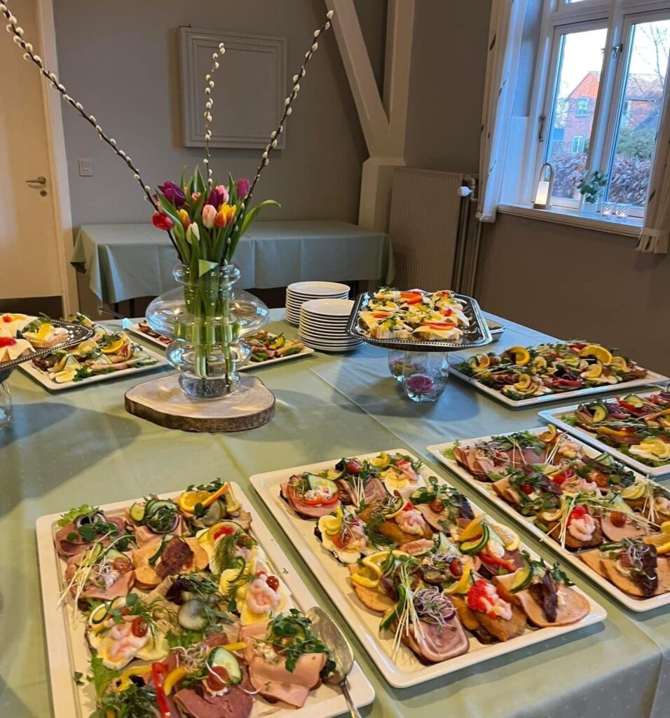 Smørrebrød til begravelse